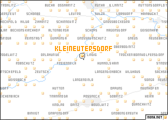 map of Kleineutersdorf