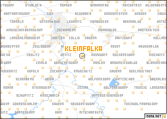 map of Kleinfalka