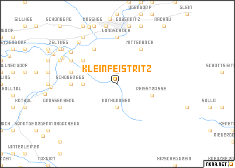 map of Kleinfeistritz