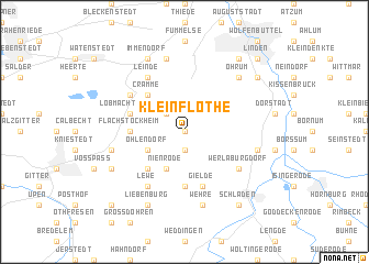 map of Klein Flöthe