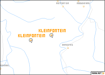 map of Kleinfontein