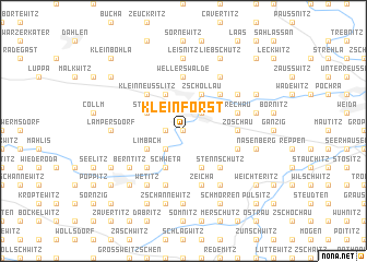 map of Kleinforst