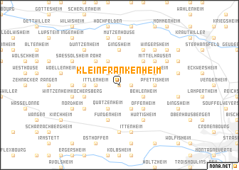 map of Kleinfrankenheim