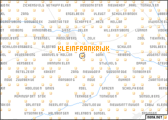 map of Klein Frankrijk