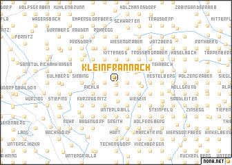 map of Kleinfrannach