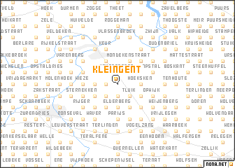 map of Klein Gent