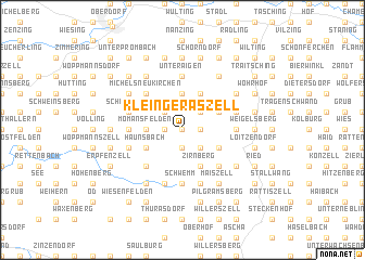 map of Kleingeraszell