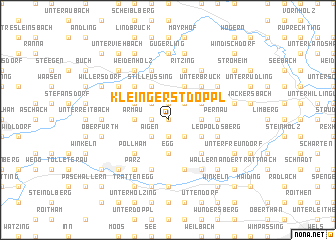 map of Kleingerstdoppl