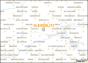 map of Kleingölitz