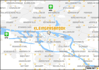 map of Klein Grasbrook
