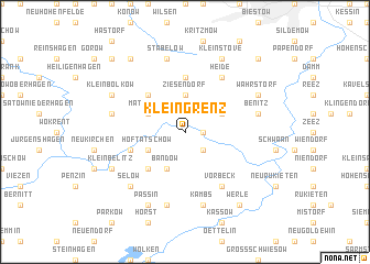 map of Klein Grenz
