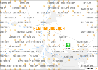 map of Kleingründlach