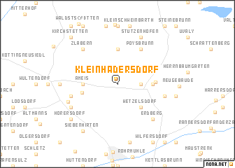 map of Kleinhadersdorf