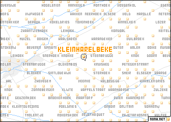 map of Klein Harelbeke