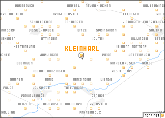 map of Kleinharl