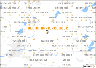 map of Kleinharrierredder