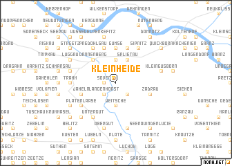 map of Klein Heide