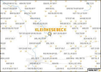 map of Klein Hesebeck