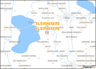 map of Klein Hesepe