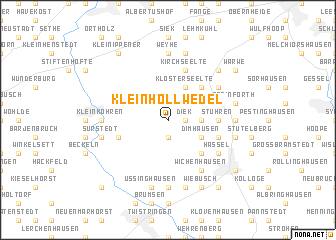 map of Klein Hollwedel