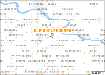 map of Klein Holzhausen