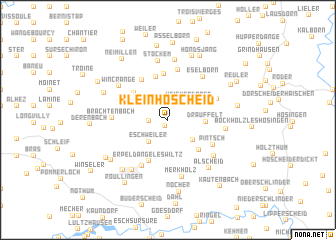 map of Kleinhoscheid