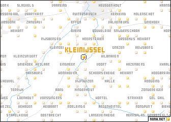map of Kleinijssel