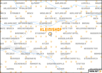 map of Kleinishof