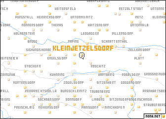 map of Klein-Jetzelsdorf