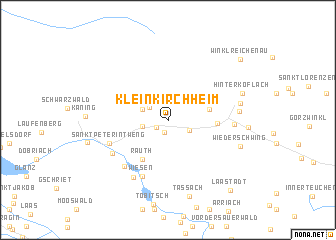 map of Kleinkirchheim