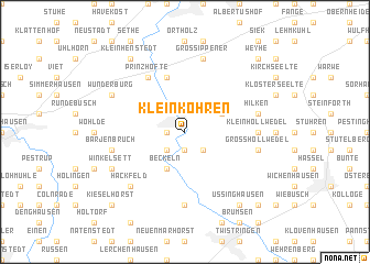 map of Klein Köhren