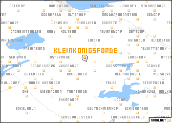 map of Kleinkönigsförde