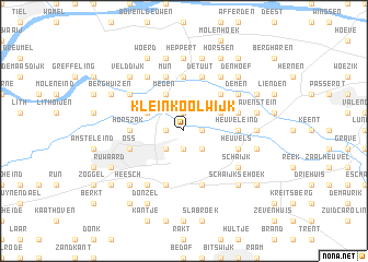 map of Klein Koolwijk