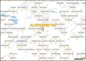 map of Kleinkorbetha