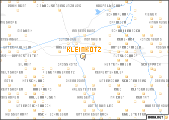 map of Kleinkötz