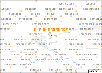 map of Kleinkromsdorf