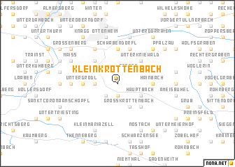map of Kleinkrottenbach
