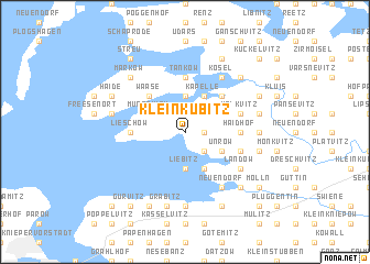 map of Klein Kubitz