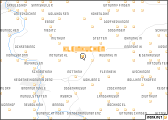 map of Kleinkuchen