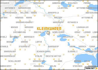 map of Klein Kühren