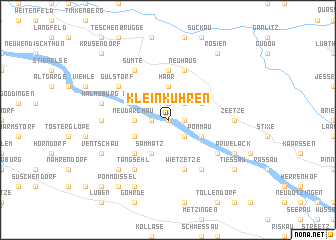 map of Klein Kühren