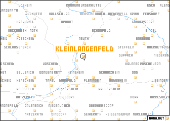 map of Kleinlangenfeld