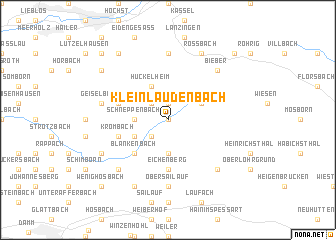 map of Kleinlaudenbach