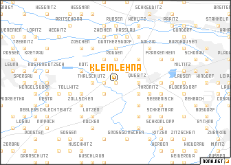 map of Kleinlehna