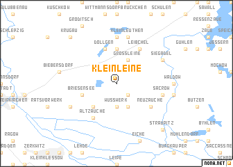 map of Klein Leine