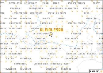 map of Kleinlesau