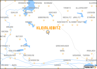 map of Klein Liebitz