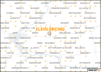 map of Kleinlöbichau