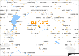 map of Klein Loitz