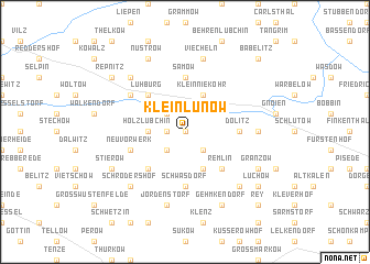 map of Klein Lunow